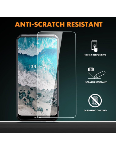 Funda de Silicona TPU para Nokia X100 + Protector de Pantalla