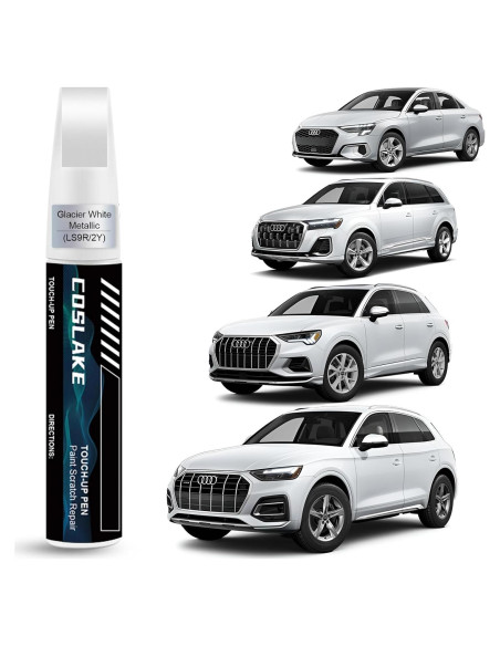 Pintura de Retoque COSLAKE 12ml Blanco Glaciar Metálico Audi