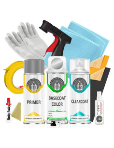 Pintura Automotriz Spray ERA LX7W Plateado Helado Metálico 340g