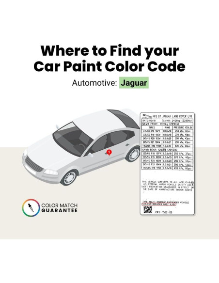 Kit Esencial de Pintura de Retoque TouchUpDirect Blanco Polaris 10.4 ml