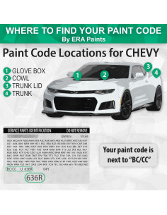 Pintura de Reparación Automotriz ERA WA728R/GEL Naranja 7.39ml 2