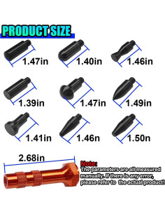 Kit de Reparación de Abolladuras Sin Pintura UHANBUT, 9 Piezas 2