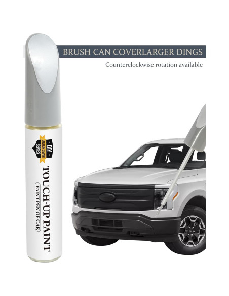 Bolígrafo de Pintura de Toque Qziulr Plata 10ml para Rayones