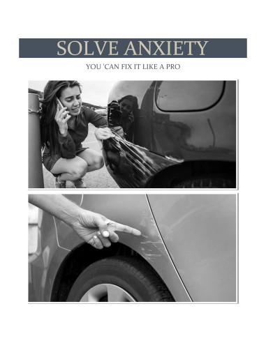 Bolígrafo de Pintura de Toque Qziulr Plata 10ml para Rayones