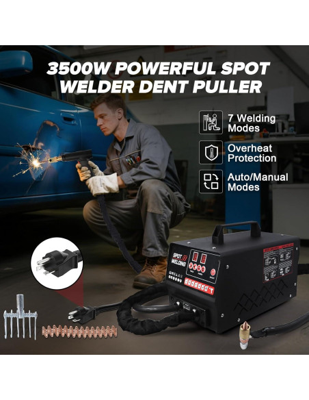 Kit de Reparación de Abolladuras PLAYOCCAR 90MAX 3500W 7 Modos