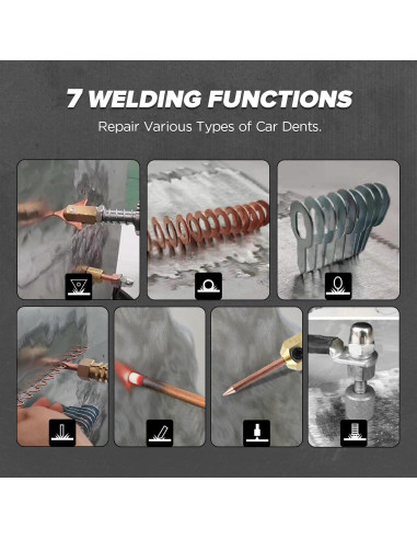 Kit de Reparación de Abolladuras PLAYOCCAR 90MAX 3500W 7 Modos