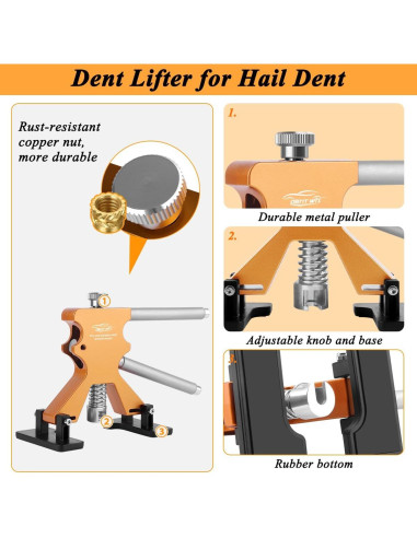 Kit de Reparación de Abolladuras DentWiz - Herramientas PDR 100W