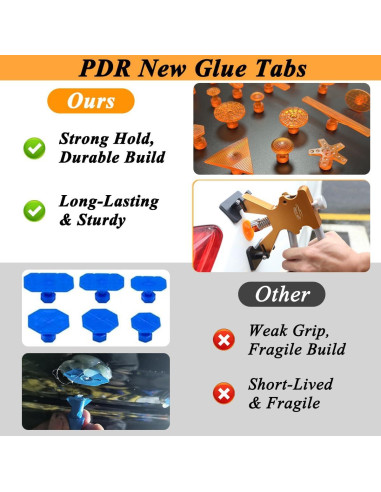 Kit de Reparación de Abolladuras DentWiz - Herramientas PDR 100W