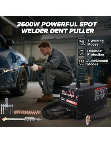 Extractor de Abolladuras PLAYOCCAR 220V MAX 3500W 7 Modos