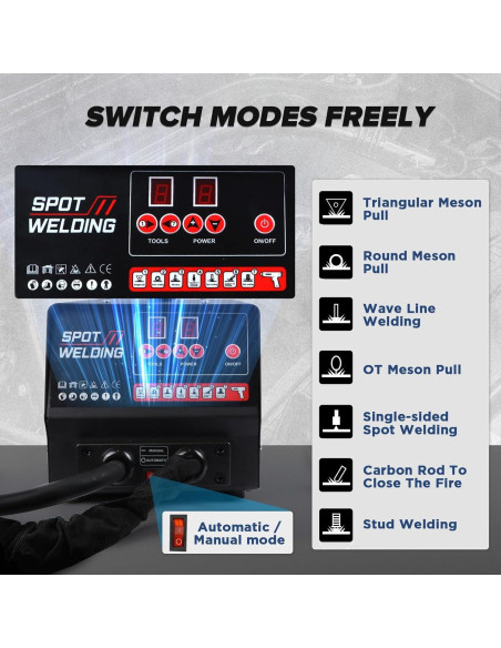 Extractor de Abolladuras PLAYOCCAR 220V MAX 3500W 7 Modos