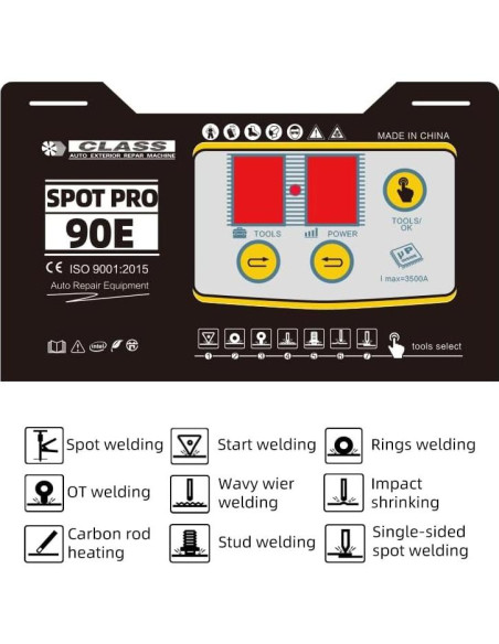 Extractor de Abolladuras Soldador de Puntos WANBANG F90E 3KW