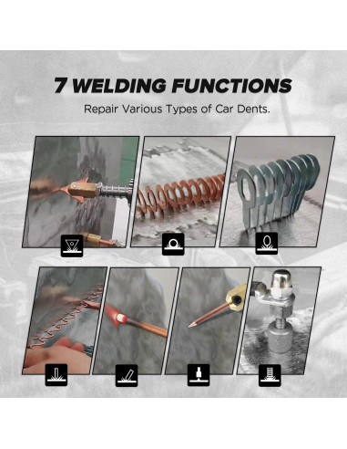 Extractor de Abolladuras PLAYOCCAR 220V MAX 3500W 7 Modos