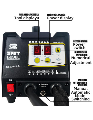 Extractor de Abolladuras Soldador de Puntos WANBANG F90E 3KW