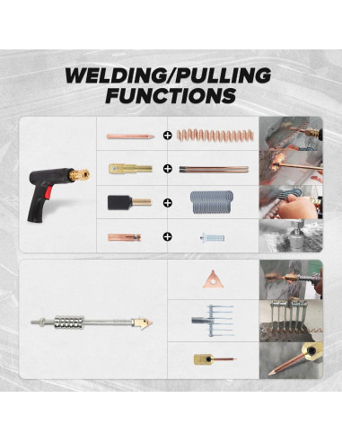 Extractor de Abolladuras PLAYOCCAR 220V MAX 3500W 7 Modos