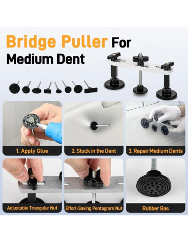 Kit de Extracción de Abolladuras Wanvieonet 139 Piezas