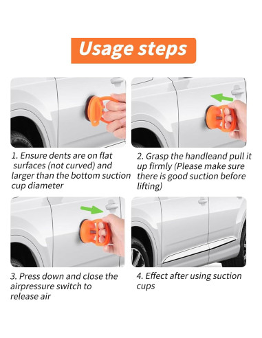 Extractor de Abolladuras ZukQvrivelig Kit 2 Pequeños 15 kg