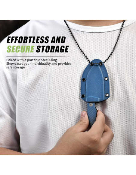 Cuchillo de Cuello SPITZKANTE P-DA 14 cm Acero Inoxidable EDC