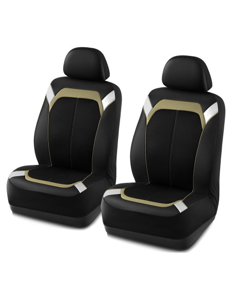 Funda de Asiento de Coche PIC AUTO Beige y Plateada Universal