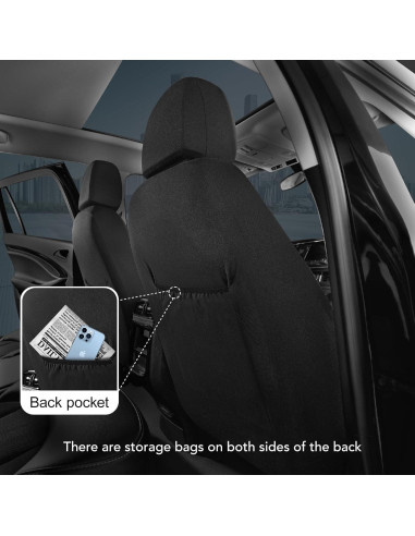 Funda de Asiento de Coche PIC AUTO Beige y Plateada Universal