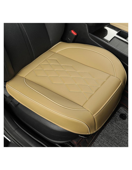 Funda de Asiento de Coche JOJOBAY Beige Universal Antideslizante