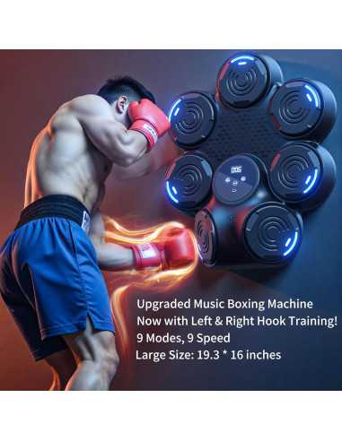 Máquina de Boxeo Musical Inteligente ywduoying 9 Modos 1.81kg