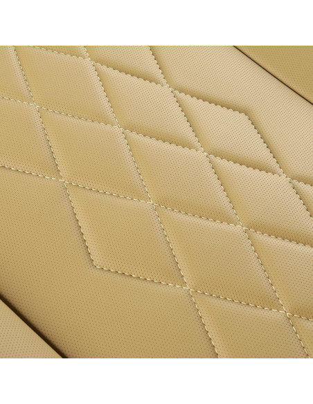 Funda de Asiento de Coche JOJOBAY Beige Universal Antideslizante