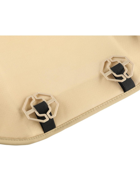 Funda de Asiento de Coche JOJOBAY Beige Universal Antideslizante