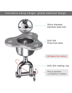 Soporte para Saco de Boxeo SELEWARE con Giro Silencioso 2