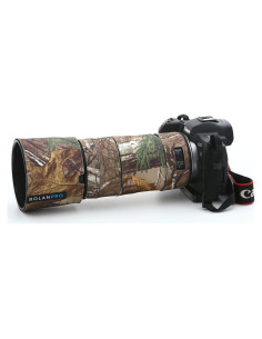 Funda Camuflaje Impermeable Rolanpro para Canon RF 100-400mm