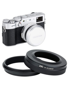 Parasol de Metal JJC con Adaptador de Filtro 49mm para Fujifilm X100