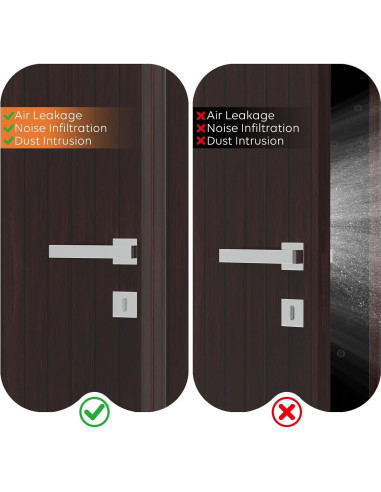 Burlete de Silicona en T SILIENTWERK 6.1m x 3.48cm Transparente