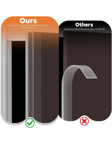 Burlete de Silicona en T SILIENTWERK 6.1m x 3.48cm Transparente