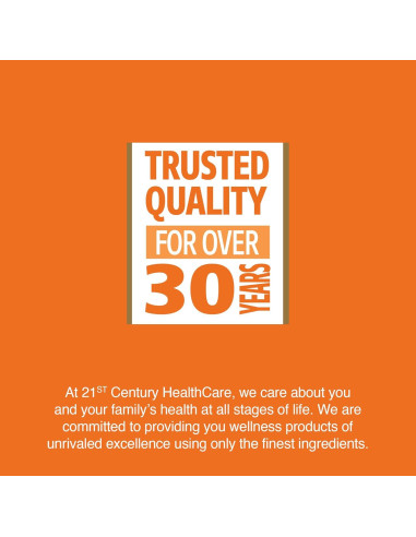 Tabletas Masticables de Vitamina C 500 mg 21st Century Naranja 110 Unidades