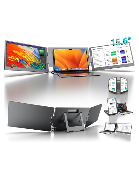 Extensor de Pantalla Triple KYY X90D 15.6" FHD Portátil