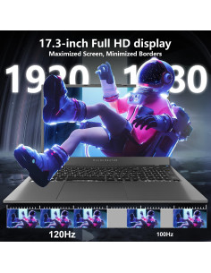 Laptop Machenike N17A 17.3" FHD 120Hz, 8GB RAM, 256GB SSD 2