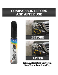 Bolígrafo de Pintura Zlirfy para Rayones de Carro Negro 2