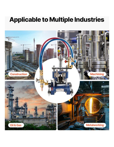 Cortador de Tubos Manual VEVOR CG2-11Y 0.2-2" Ajustable