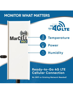 Monitor de Temperatura y Humedad MarCELL PRO - Sin WiFi - AT&T 2