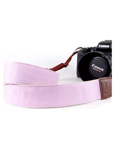 Correa de cámara ajustable ARCHE para DSLR y SLR - Rosa