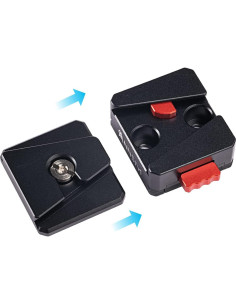 Adaptador de Montaje Rápido Arca Suiza 38mm para Cámaras DSLR 2