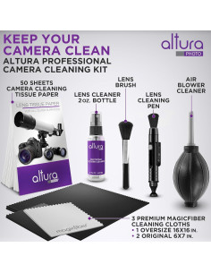 Kit de Limpieza Profesional Altura Photo para Cámaras DSLR 2