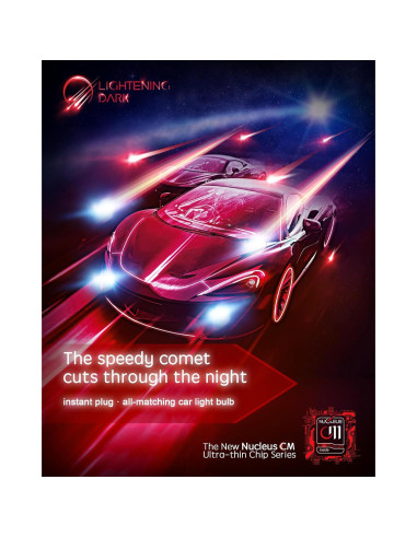 Bombillas de Niebla H4 LIGHTENING DARK 6500K 2 Piezas