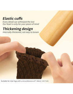 20 Calcetines Protectores para Muebles Glomora - Antideslizantes 2