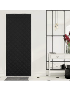 Cortina de Puerta Aislante NICETOWN 86.36x208.28cm Negra 2