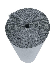 Aislante Reflectante de Burbuja Doble R8 Plata 0.30m x 1.52m 2