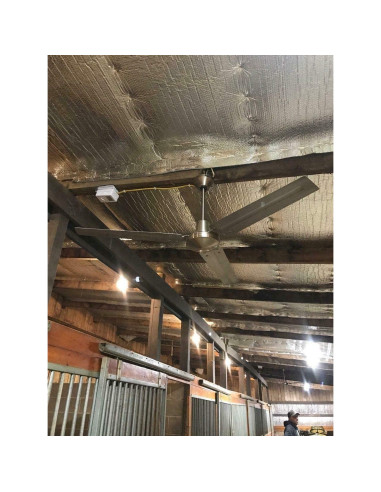 Aislante Reflectante de Burbuja Doble R8 Plata 0.30m x 1.52m