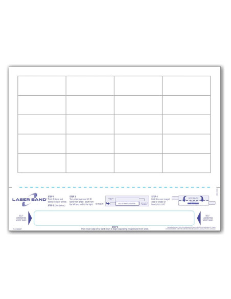 Pulsera de Identificación para Pacientes NextDayLabels 250 Unidades