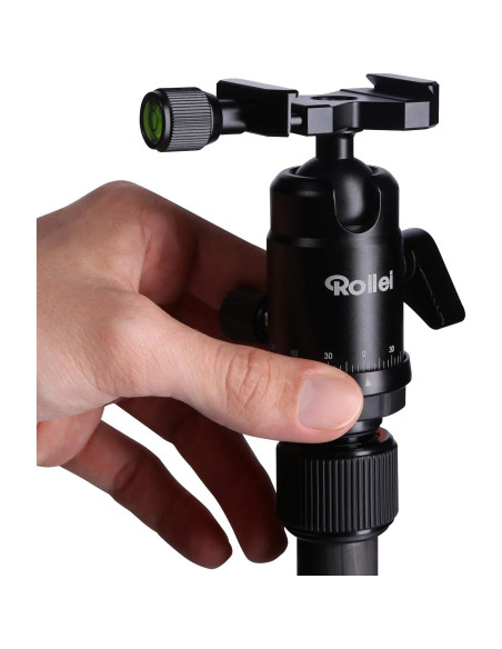 Trípode de Viaje Rollei Compact Traveler No. 1 Carbon 0,98 kg