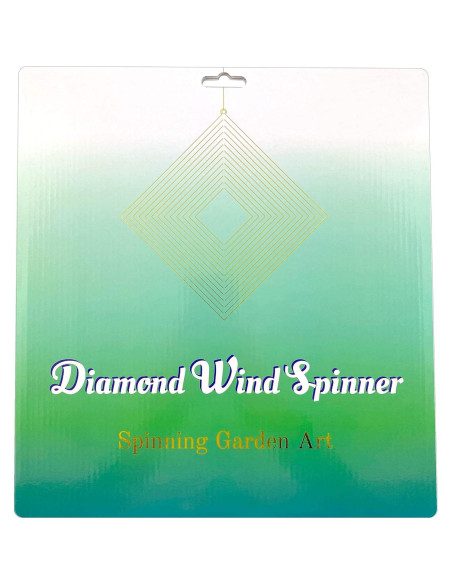 Girador de Viento de Metal Belleza y el Viento 3D Plateado