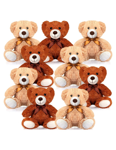 Osos de Peluche Suaves HyDren 9 Pcs 35.5 cm Regalo
